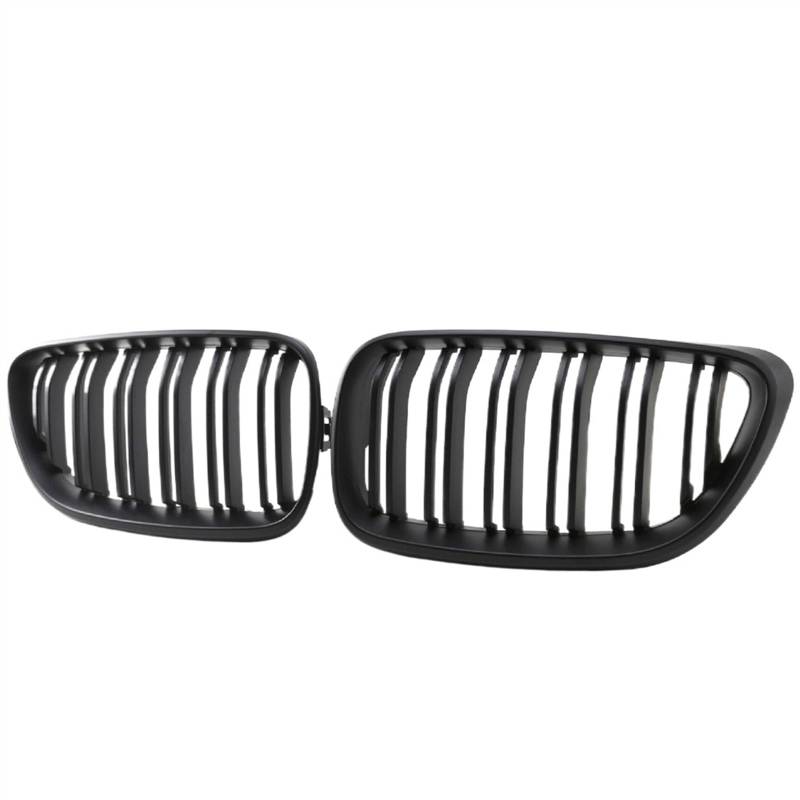 XYUOIS Front Kühlergrille Kompatibel Mit 2er F22 F23 220i 228i 230i M235i F87 M2 2014 2015 2016 2017 2018 Auto-Frontstoßstangengrill Doppelter Nierengrill Vorne(Matte Black) von XYUOIS