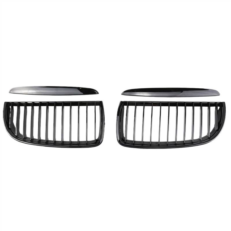 XYUOIS Front Kühlergrille Kompatibel Mit 3er E90 323I 328I 335I 330I 325I 2005-2008 Auto-Einzelliniengrill OEM: 51137120007 51137120008 51137117241 51137117242 von XYUOIS