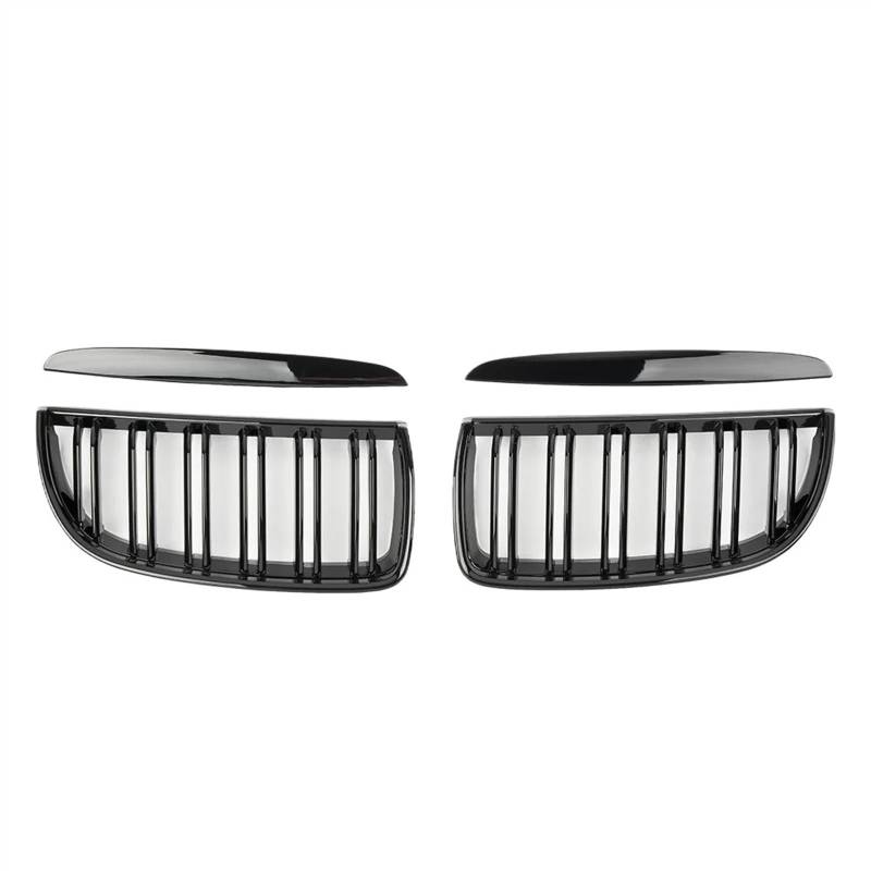 XYUOIS Front Kühlergrille Kompatibel Mit 3er E90 E91 323I 328I 335I 330I 325I 2005 2006 2007 2008 Stoßstangengitter Fronteinlassgitter Ersatzzubehör(Glossy Black) von XYUOIS