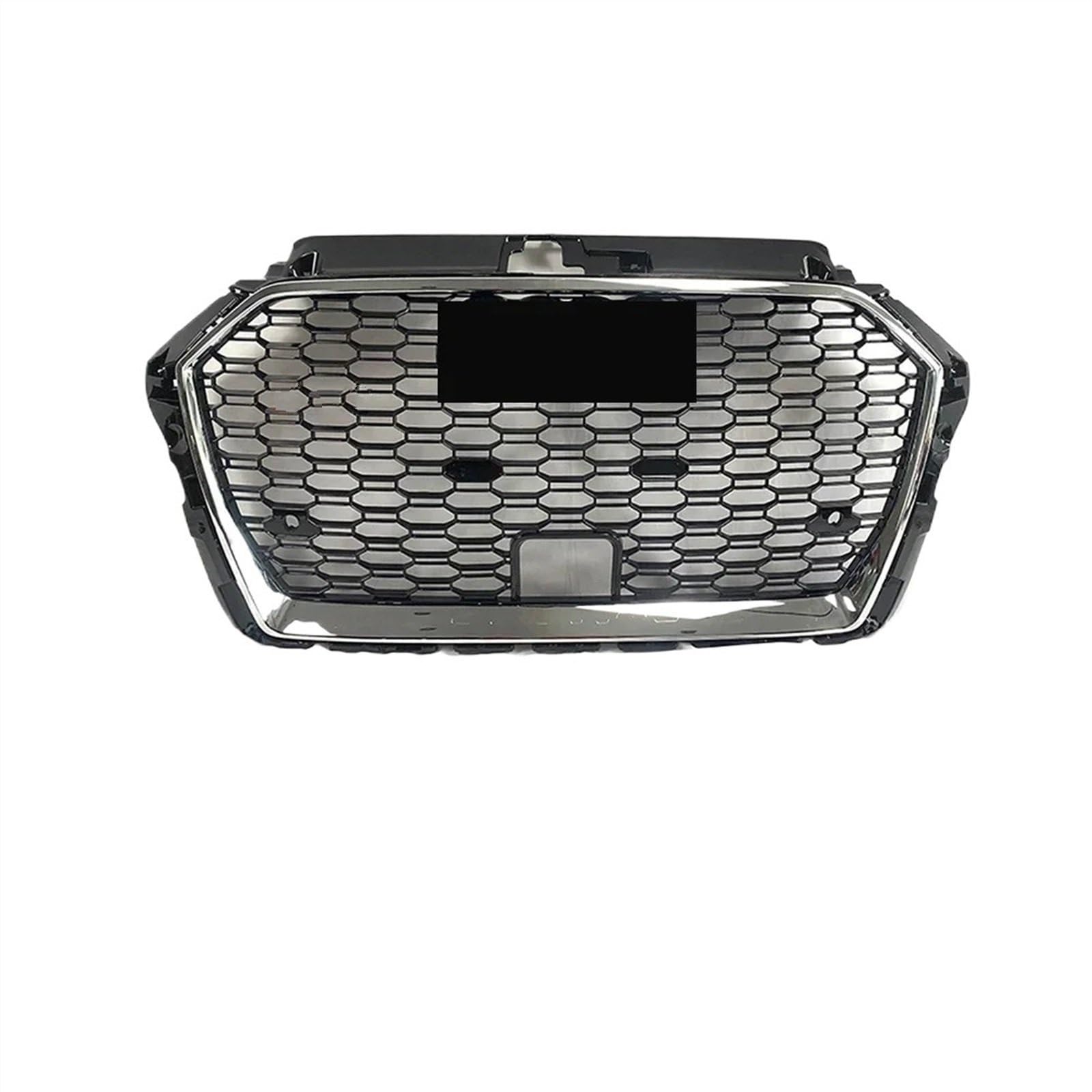 XYUOIS Front Kühlergrille Kompatibel Mit A3 8VPA 2017 2018 2019 Autostoßstangengitter Fronteinlassgitter Autofrontkühlergrill Ersatzzubehör(Chrome Frame) von XYUOIS