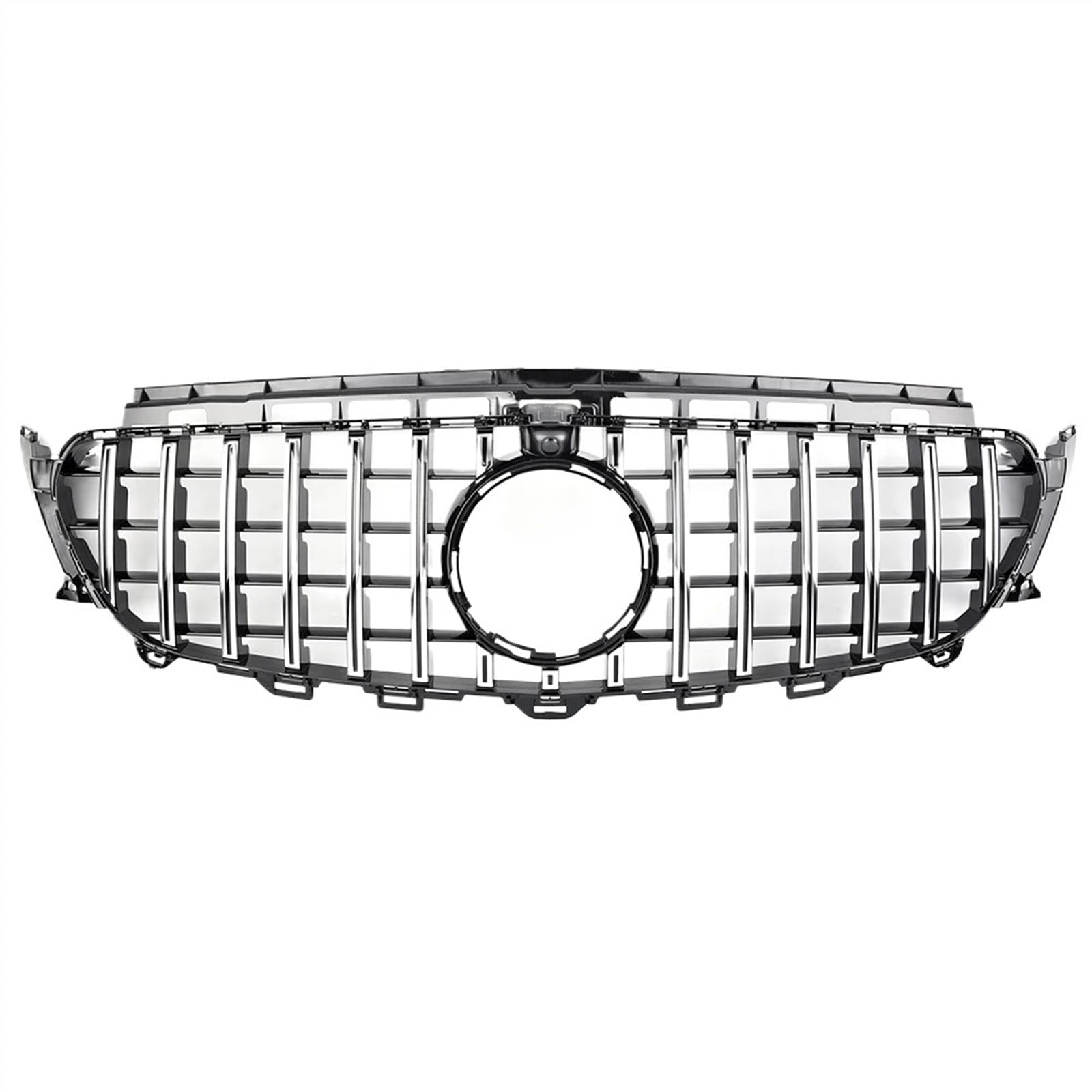 XYUOIS Front Kühlergrille Kompatibel Mit Benz Für E-Klasse W213 C238 E180 E200 E220 E300 E350 E400 E450 2016 2017 2018 2019 Auto-Stoßstangengitter Fronteinlass Renngitter(Silver,for GT) von XYUOIS