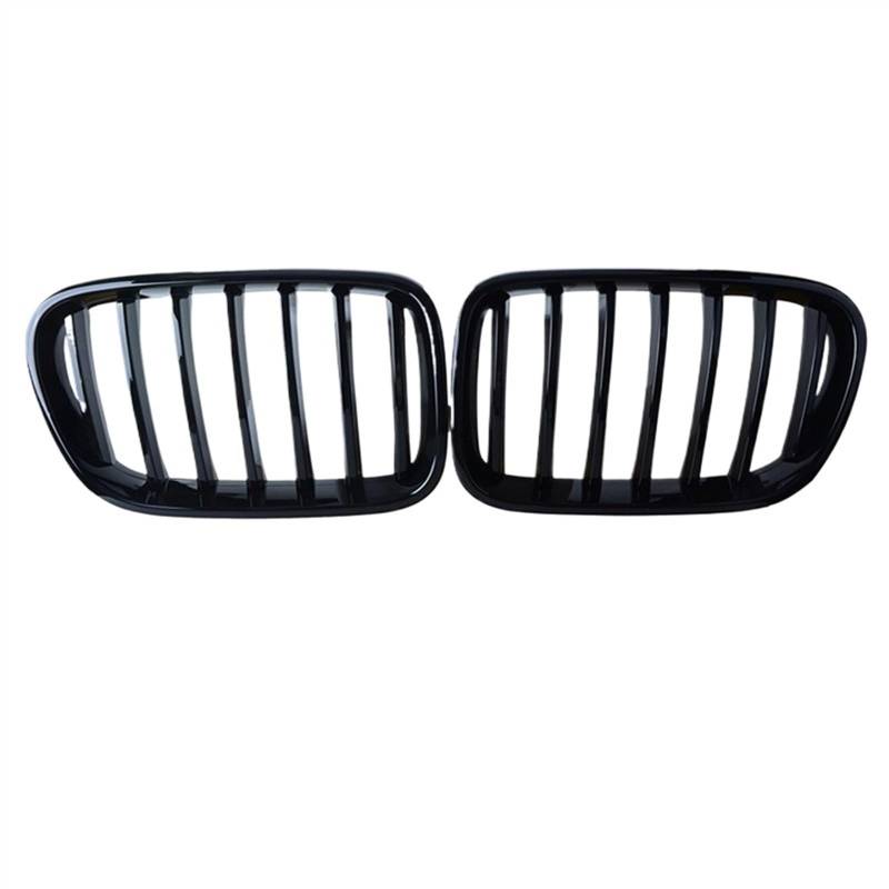 XYUOIS Front Kühlergrille Kompatibel Mit X3 F25 2010 2011 2012 2013 X4 F26 2014 2015 2016 2017 Frontstoßstange Renngrill Nierengitter Auto-Styling-Zubehör(TYPE5) von XYUOIS