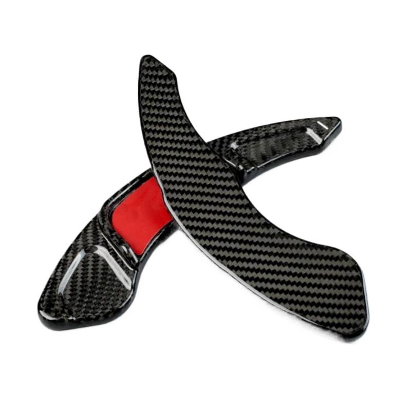 XYUOIS Lenkräder Schaltpaddel Kompatibel Mit Vw Für Golf Für GTI R Für Gte Für GTD Carbon Fiber Paddle Shift Auto-Innenteile Lenkrad Paddle Shift Extension(Black Carbon) von XYUOIS