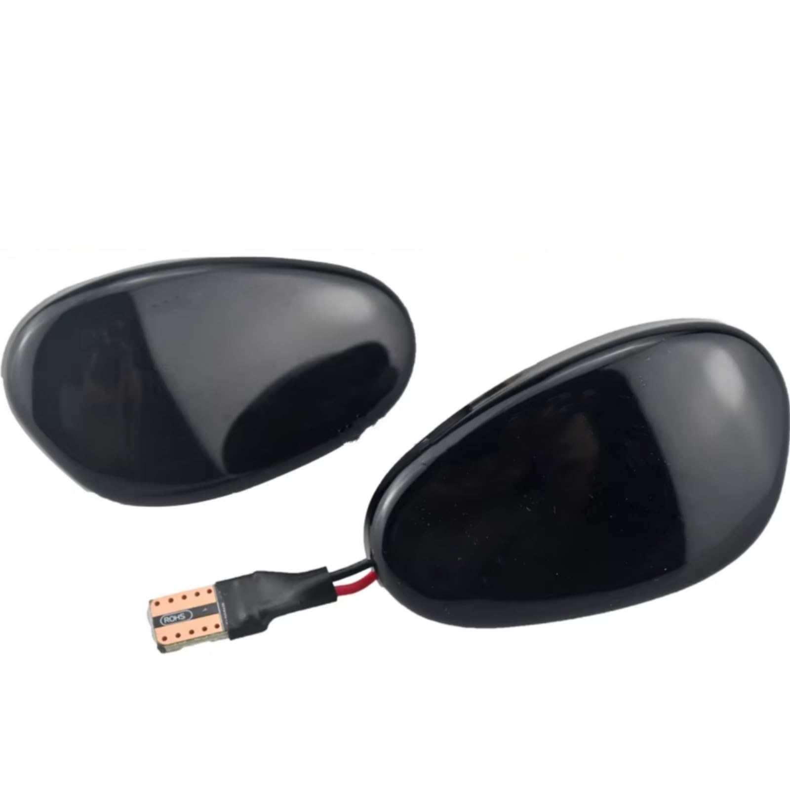 XYUOIS Positionslicht Kompatibel Mit Alfa Für Romeo Für GTV Für Spider 1994 1995 1996 1997 1998 1999 2000 2001 2002 2003 Auto-dynamische Blinkerleuchte Spiegelanzeige(Black) von XYUOIS