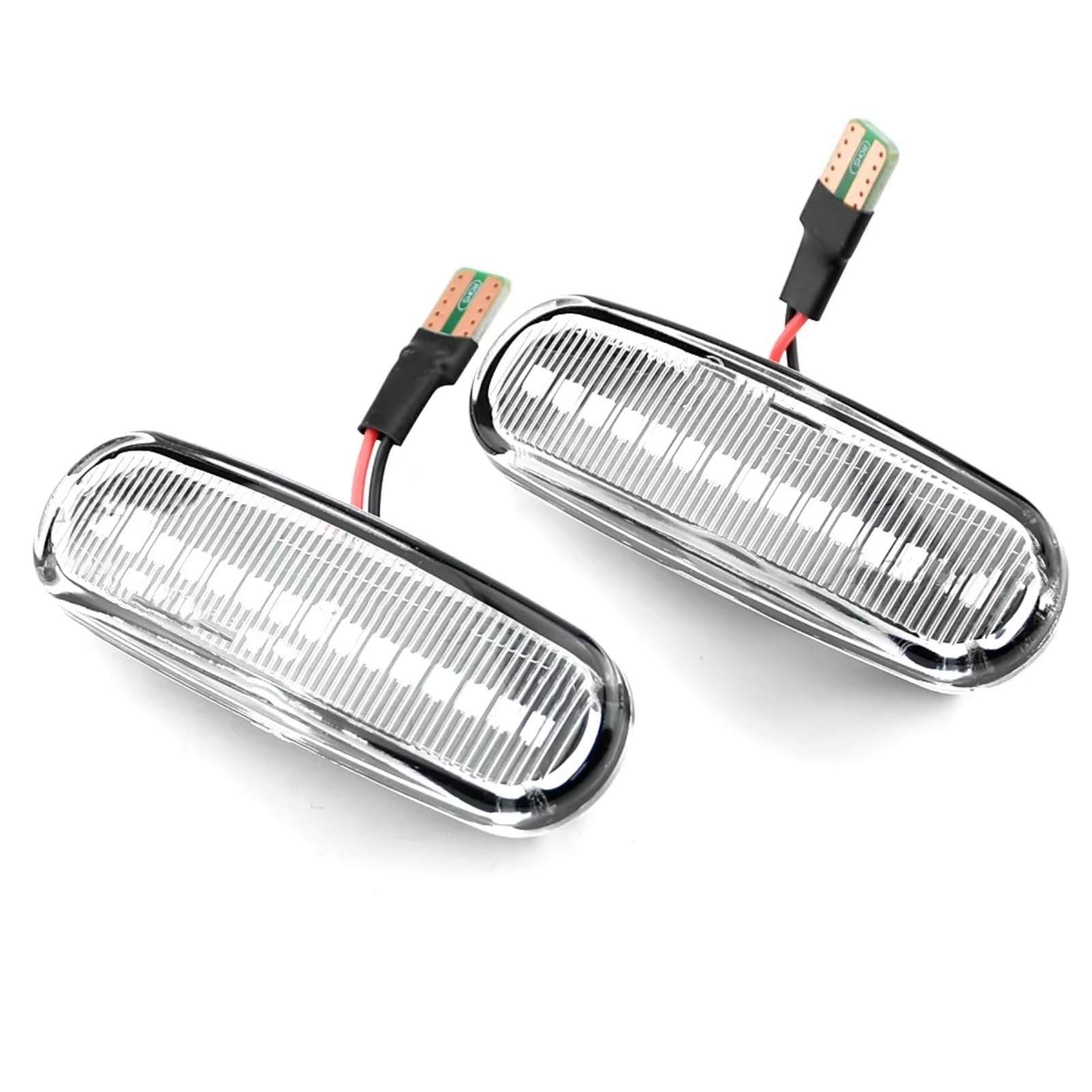 XYUOIS Positionslicht Kompatibel Mit FIAT Für Doblo I Für Kombi 119 223 2001–2019 Für Cargo 223 2001–2010 Dynamische Blinker-Seitenmarkierungsleuchte(White) von XYUOIS