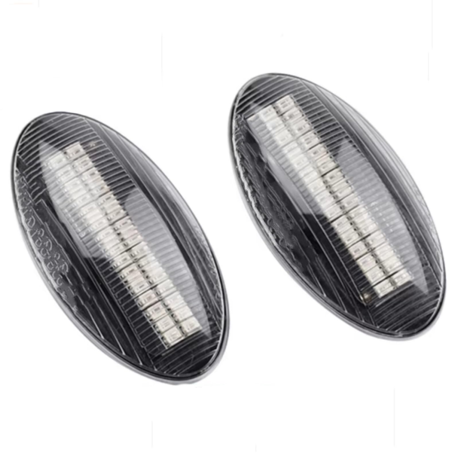 XYUOIS Positionslicht Kompatibel Mit Opel Für Agila Mk2 2008–2024 Blinker Seitenmarkierungsleuchte, Sequentielles Blinken, Dynamic Lampe, Autoteile(White) von XYUOIS