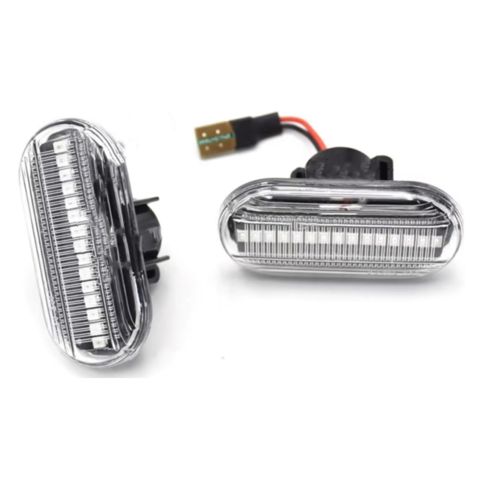 XYUOIS Positionslicht Kompatibel Mit Opel Für Movano Für Combi J9 Für Kasten F9 Für Pritsche U9 E9 Blinkende Lampe Dynamische Blinker Blinker Seitenmarkierungsleuchte(White) von XYUOIS