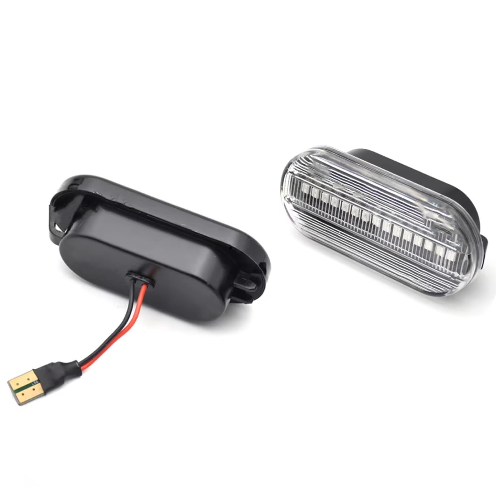 XYUOIS Positionslicht Kompatibel Mit Vw Für Lupo 1998–2005 Für Passat 3B 1996–2000 Für Passat 3BG 2000–2003 Dynamische Seitenmarkierungs-Signalleuchte(White) von XYUOIS