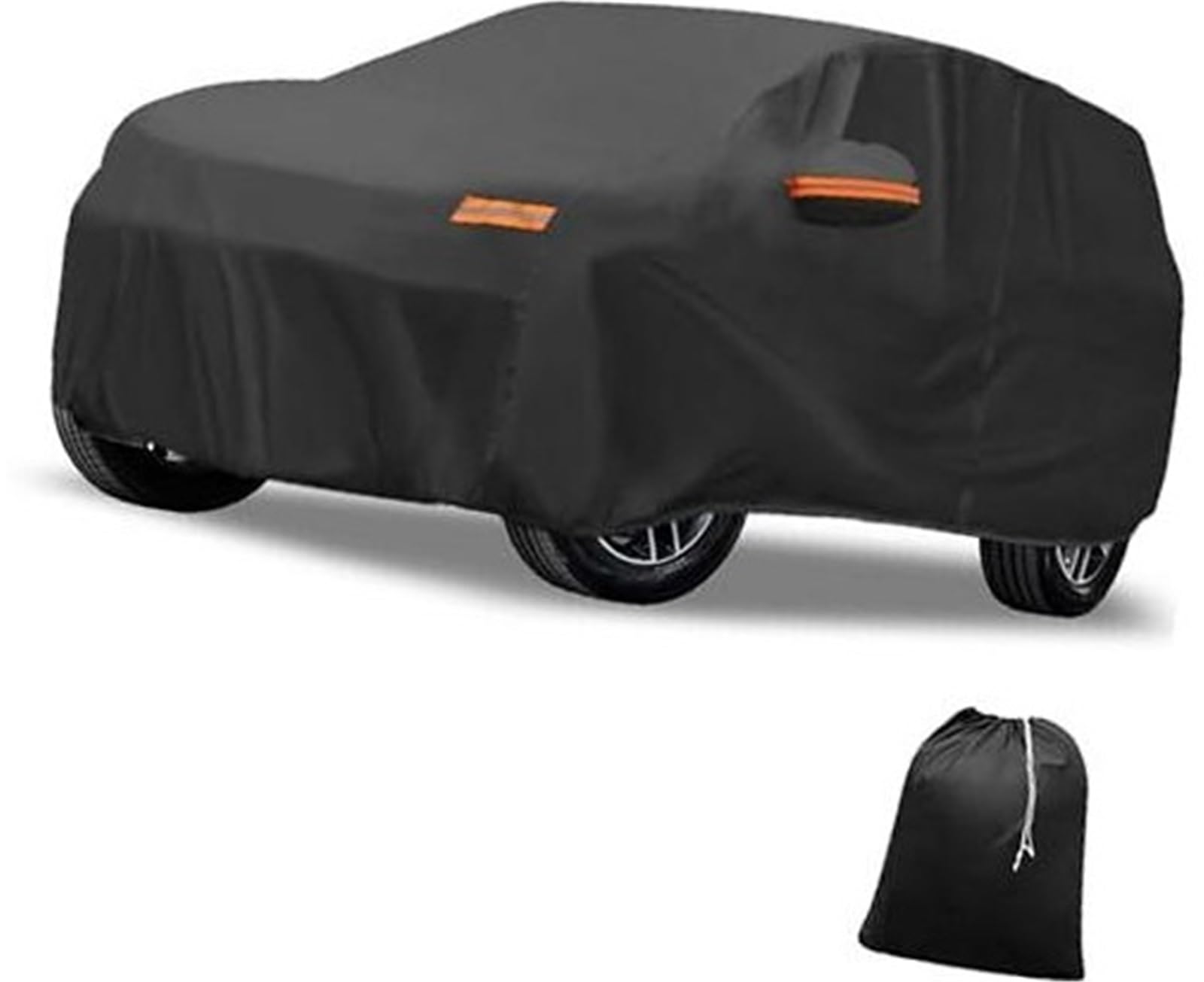 Komplette Autoabdeckungen Autoabdeckung, for Ford, for Explorer, 210D-PU Outdoor-Vollgarage for jedes Wetter mit Tür, for Reißverschluss von XYWOPO