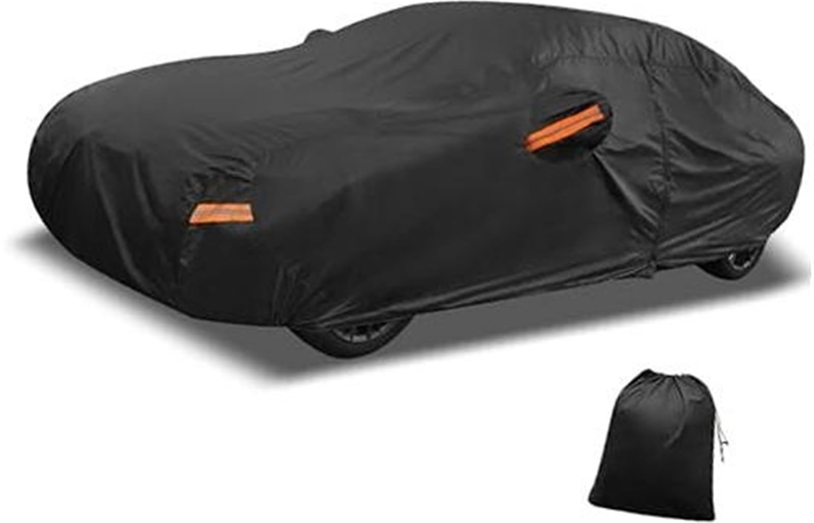 Komplette Autoabdeckungen Autoabdeckung, for Hyundai, for Elantra, Limousine 210D-PU Outdoor Vollgarage for jedes Wetter mit Tür, for Reißverschluss von XYWOPO