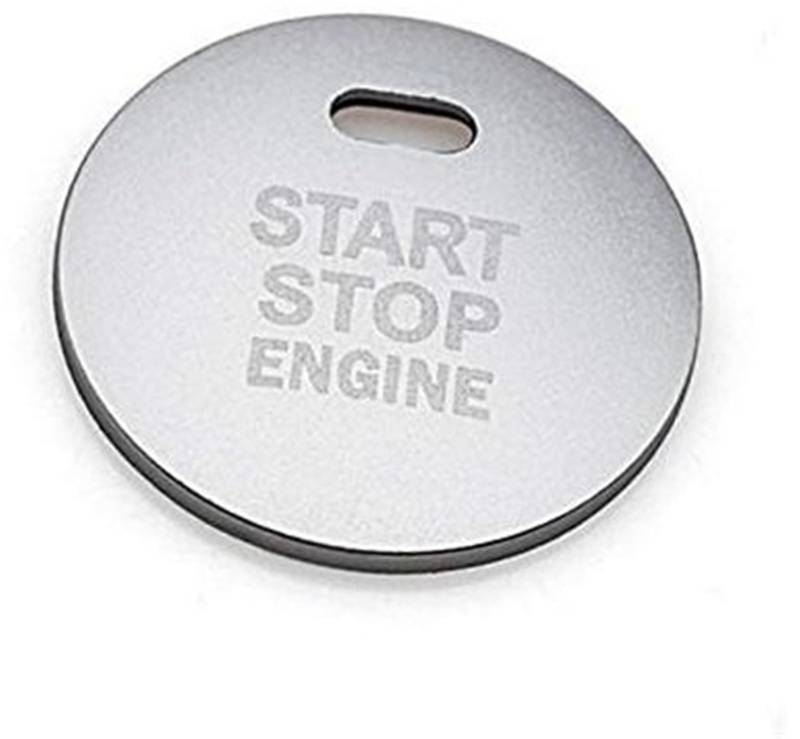 XYWOPO Auto Motor Start Stop Button Ring Innenzubehör Gehäuse, for Mazda, BM 3 CX 5 2017 CX-5 CX5 Atenza Schalterabdeckungen Aufkleber „Startknopf drücken“. von XYWOPO