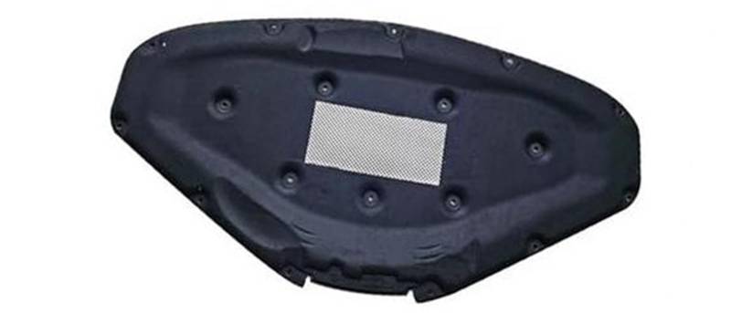 XYWOPO Auto-Motorwärme-Soundpad for die Motorhaube, schalldichte Wärmedämmmatte, Baumwollbezug, for, 1er F20 F21 2012-2019 Motor-Hitzeschild(Black Style 2) von XYWOPO