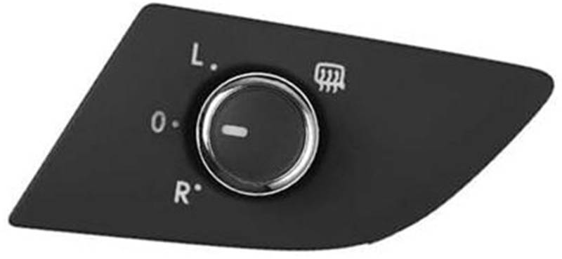 XYWOPO Auto-Rückspiegelschalter, for Passat, B7 2011–2015 56D959565ANeuer Chrom-Schalterknopf for die Einstellung des elektrischen Seitenspiegels Rearview Mirror Adjust Switch von XYWOPO