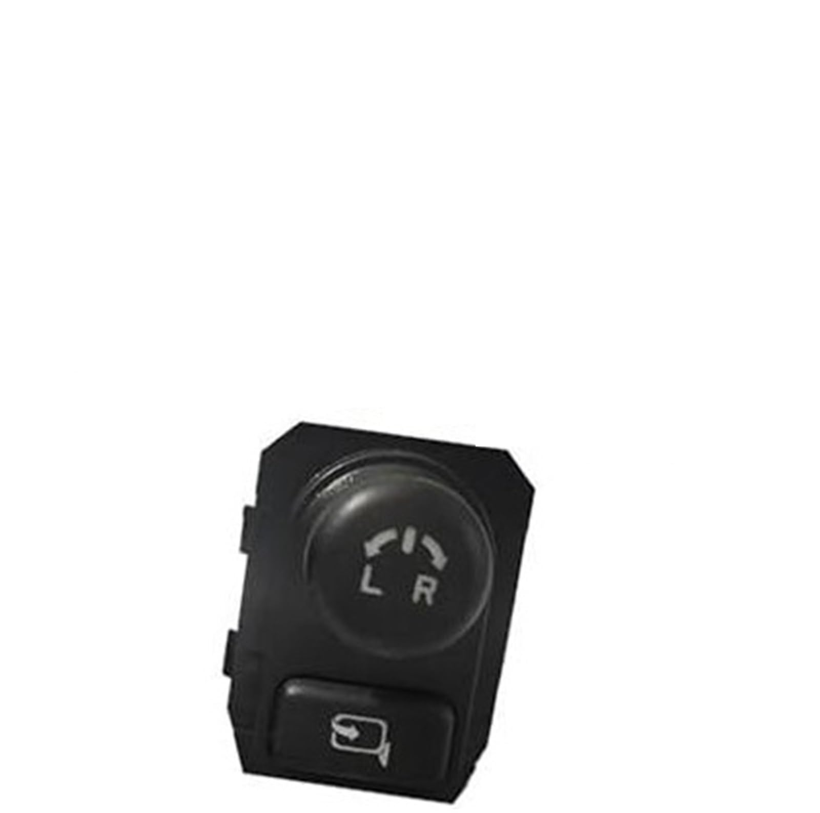 XYWOPO Auto-Rückspiegelschalter, for Swift, 2005, for Vitara, for S-Cross Alivio 37950-66M00 Auto-Objektiv-Einstellknopf, Rückspiegel-Klappschalter Rearview Mirror Adjust Switch(Black with Folding) von XYWOPO