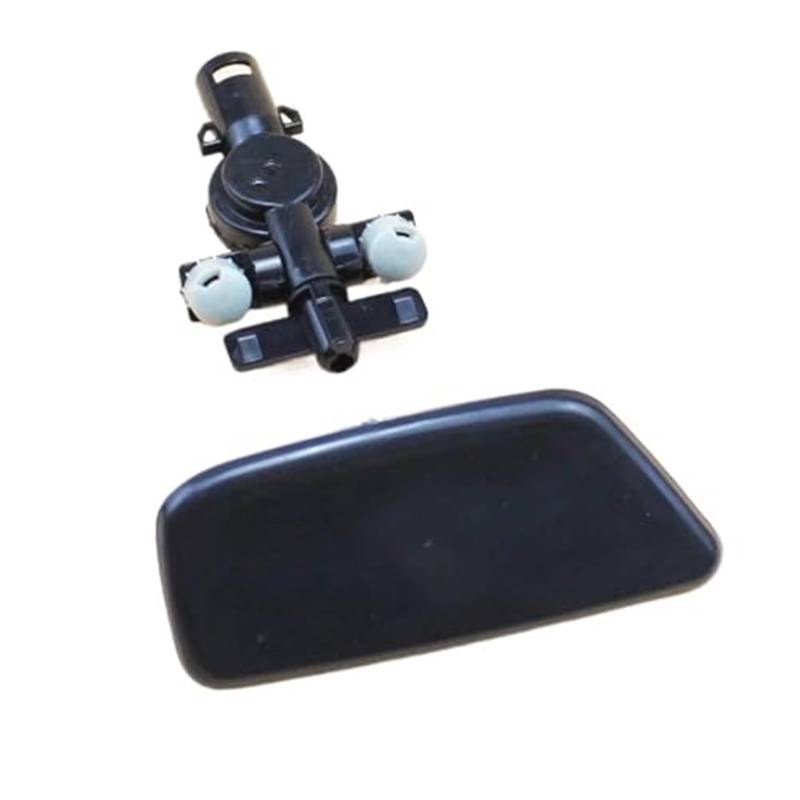 XYWOPO Auto Styling 1PCS Frontstoßstange Scheinwerfer Sprühdüsenabdeckung Scheinwerferwaschdüsenkappe mit Halter, for Subaru, for Forester, 2009-2012 Abdeckkappe für Scheinwerferwaschanlage(BLACK Righ von XYWOPO