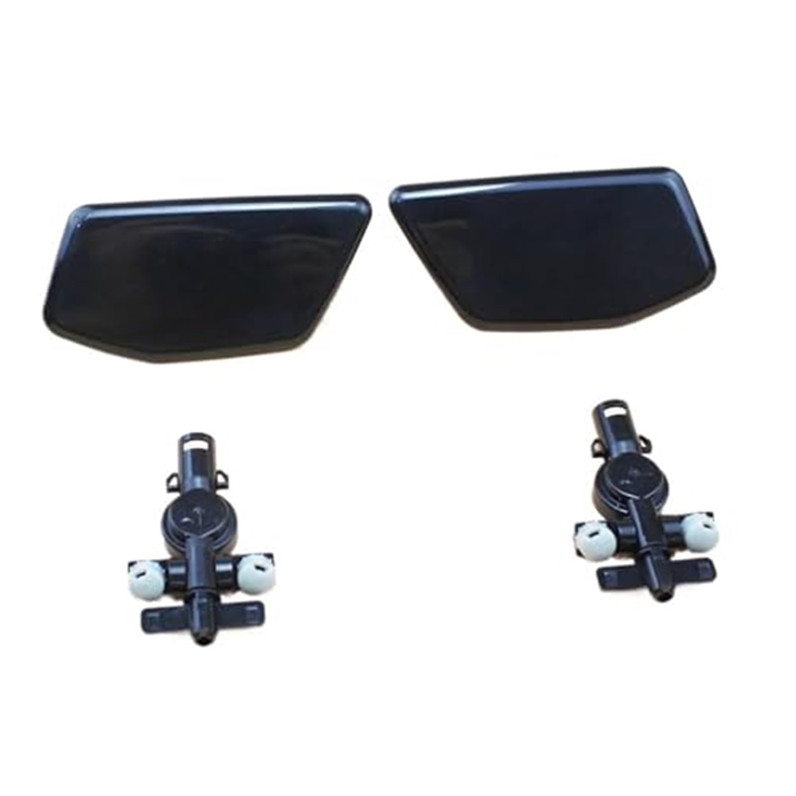 XYWOPO Auto Styling 1PCS Scheinwerfer Waschmaschine Abdeckung Scheinwerfer Spray Düse Jet Cap 86636CA230 for 86636CA220 F, for Subaru, BRZ Abdeckkappe für Scheinwerferwaschanlage(Black Pair) von XYWOPO