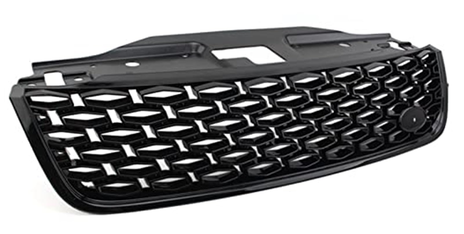 XYWOPO Frontgrill, Auto-Frontstoßstangengrill, Lufteinlass-Kühlergrill, for Discovery 5 2017–2021, schwarzer Frontgrill Verkleidungsabdeckung für Lüftungsschlitze im Luftflügel(BLACK Carbon Fiber 4pcs von XYWOPO