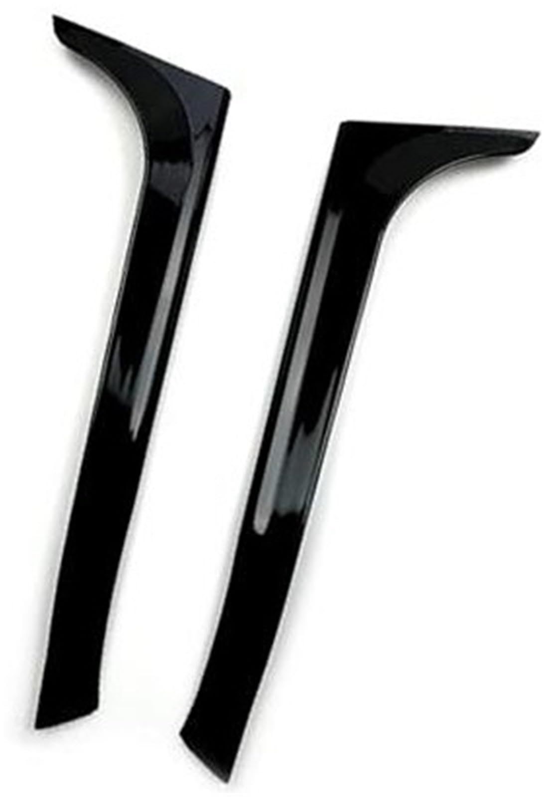 XYWOPO Heckscheibenspoiler-Seitenflügelabdeckung, for Volkswagen, for Golf, 6 MK6 2009–2013, glänzend Schwarze Splitter, ABS-Bodykit Auto-Heckspoiler von XYWOPO