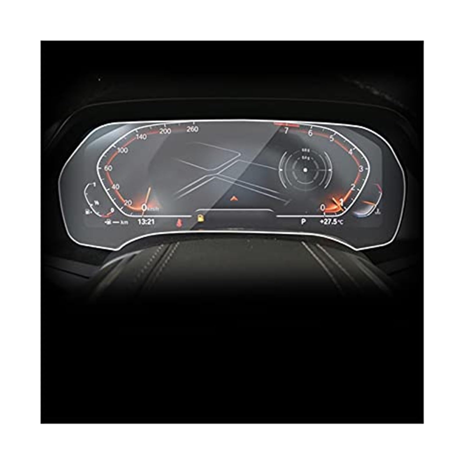 XYWOPO Instrumenten-Displayschutzfolie, for, for G32 Serie 6GT 2020 2021, GPS-Navigationsfolie, LCD-Bildschirm, Schutzfolie aus gehärtetem Glas, Innenzubehör, Schutzfolie aus gehärtetem Glas Armature von XYWOPO