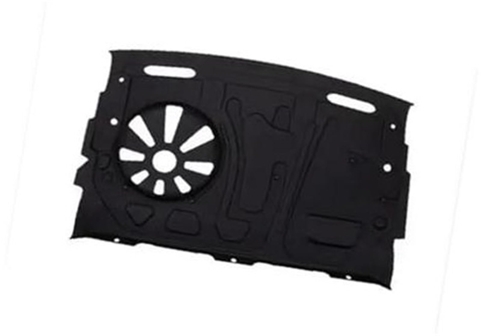 XYWOPO Kofferraummattenbezug, Deadener-Pad, Innenwärme- und Schalldämmung aus Baumwolle, for, for A4 B9 2017 2018 2019 2020 Motor-Hitzeschild(Black with Holes) von XYWOPO