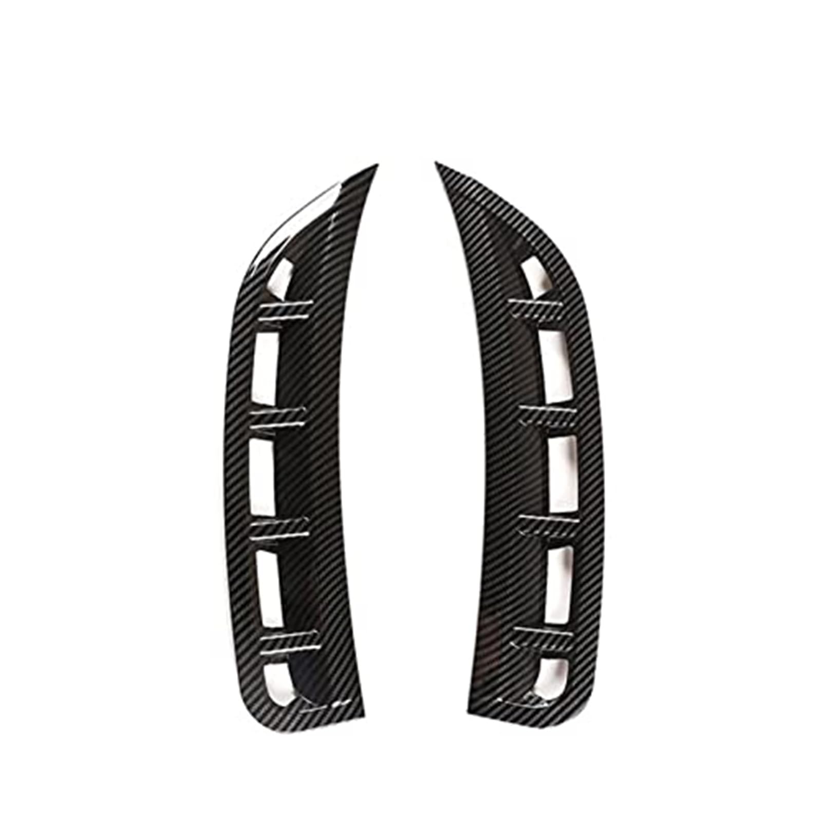 XYWOPO Lufteinlassgitter-Schutzabdeckung, for Mercedes, CLA GLE W167 W118 2020–2021, Auto-Frontstoßstange, seitliche Lüftungsschlitze, Auto-Splitter, Flügel, Spoiler, Canard, externes Zubehör, Motorha von XYWOPO