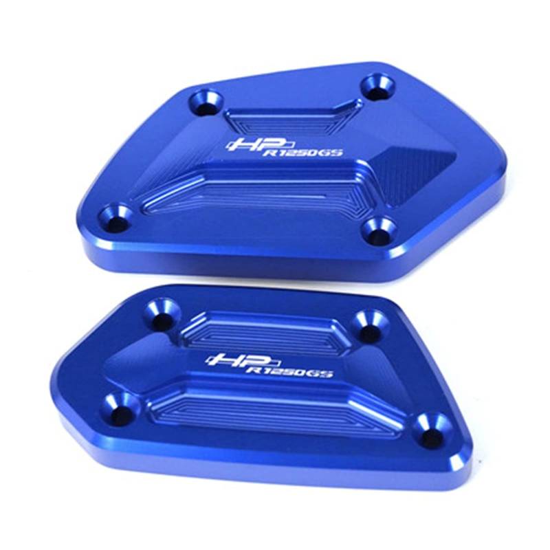 XYWOPO Motorrad CNC Aluminium Vorderradbremskupplungsflüssigkeitsbehälterdeckel Tankdeckel, for BMW, R1250GS HP R 1250GS R1250 GS 2018-2020 Schutz für Bremsflüssigkeitsbehälter(Blue) von XYWOPO