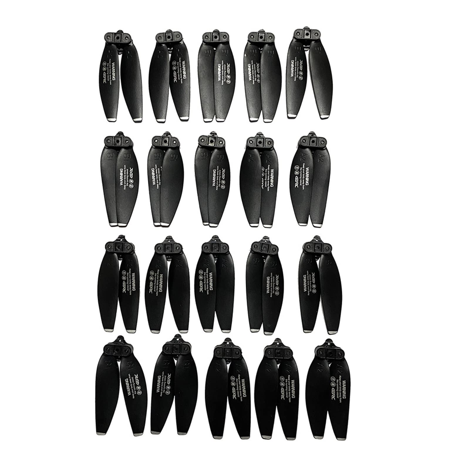 XYWOPO Propeller Blades Prop, for 4DRC, for F11 F9 RC Drone 4D-F9 Quadrocopter Drohnenpropeller(20PCS) von XYWOPO