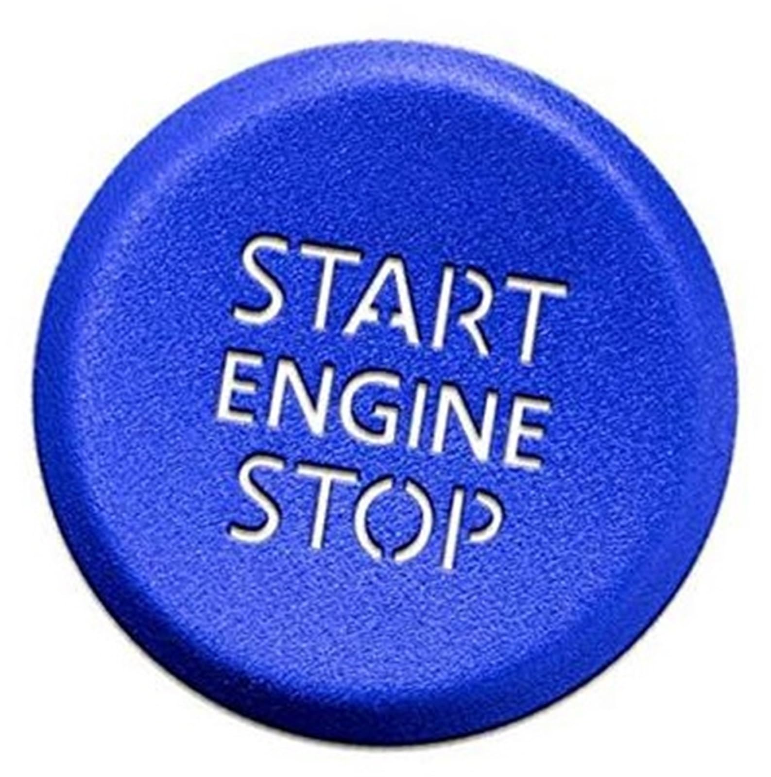 XYWOPO Ring Auto Engine Start Stop Transluzente Knopfabdeckungshülle, for, A6 2020 A6L 2019 A7 A8L Aufkleber „Startknopf drücken“. von XYWOPO