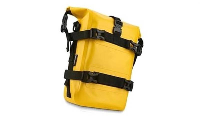 XYWOPO Satteltasche Motorradrahmentaschen wasserdichte Werkzeugplatzierungstasche Sturzbügelpaket Werkzeugkasten, for CB500X CB400X CRF1000L Africa Twin Satteltaschen(Yellow) von XYWOPO