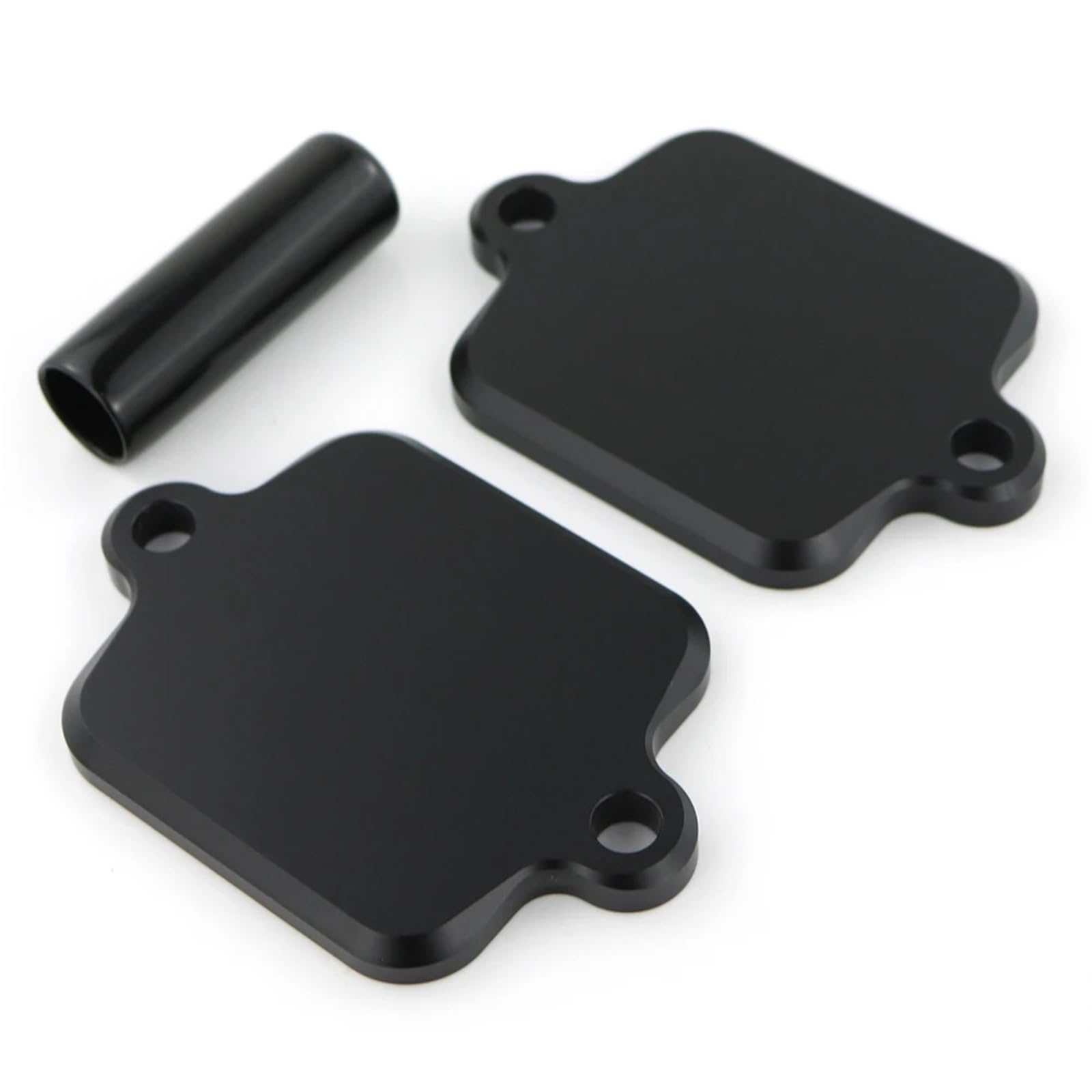 XYWOPO Smog Block Off Plates Cover, for Yamaha, YZF R1 YZF R1M R1S YZF R6 YZF R6S FZ1 / FZ1 Fazer FZ6R/ FZ6 Fazer 600 FZ8 FZ10 MT-10 Auspuff-Absperrplatten von XYWOPO