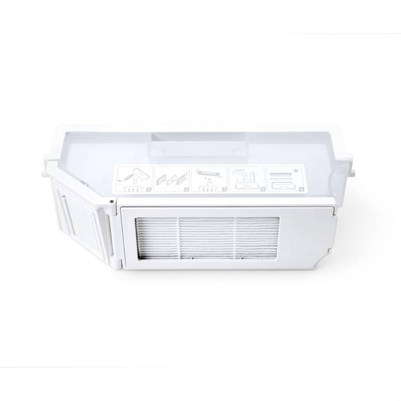 XYWOPO for Ecovacs DEEBOT X1 Omni Staubbehälter HEPA-Filter T10 Omni Dirt Collection Roboter-staubsauger Ersatz Zubehör Teile Staubbox Staubsauger-Staubbox(White Bin add Filter) von XYWOPO