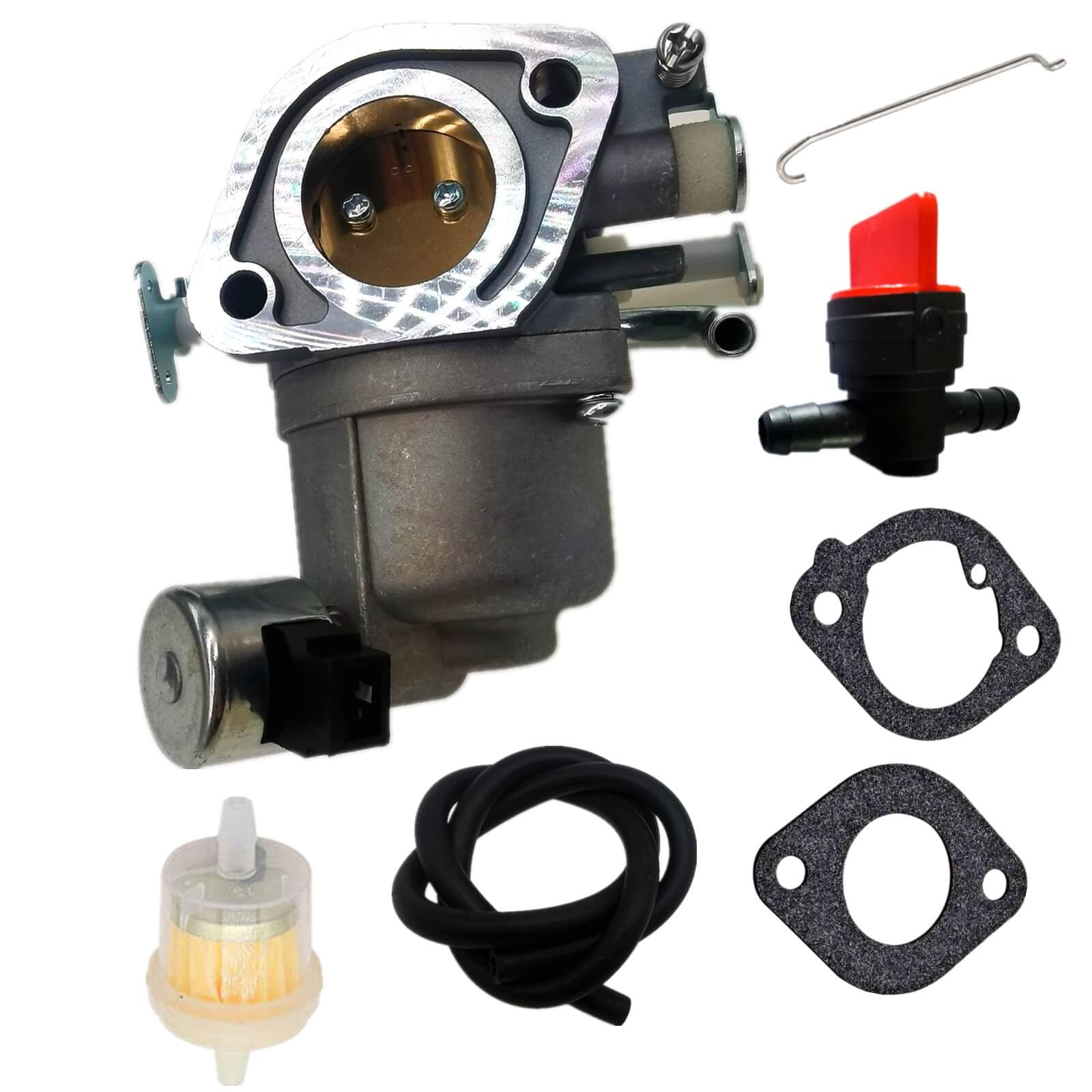 Vergaser-Kit 594207 passend für Briggs & Stratton 40U777 40U877 Intek Motormäher Vergaser ersetzt 593197 597126 595216 593198 597128 596375 von XYWZV