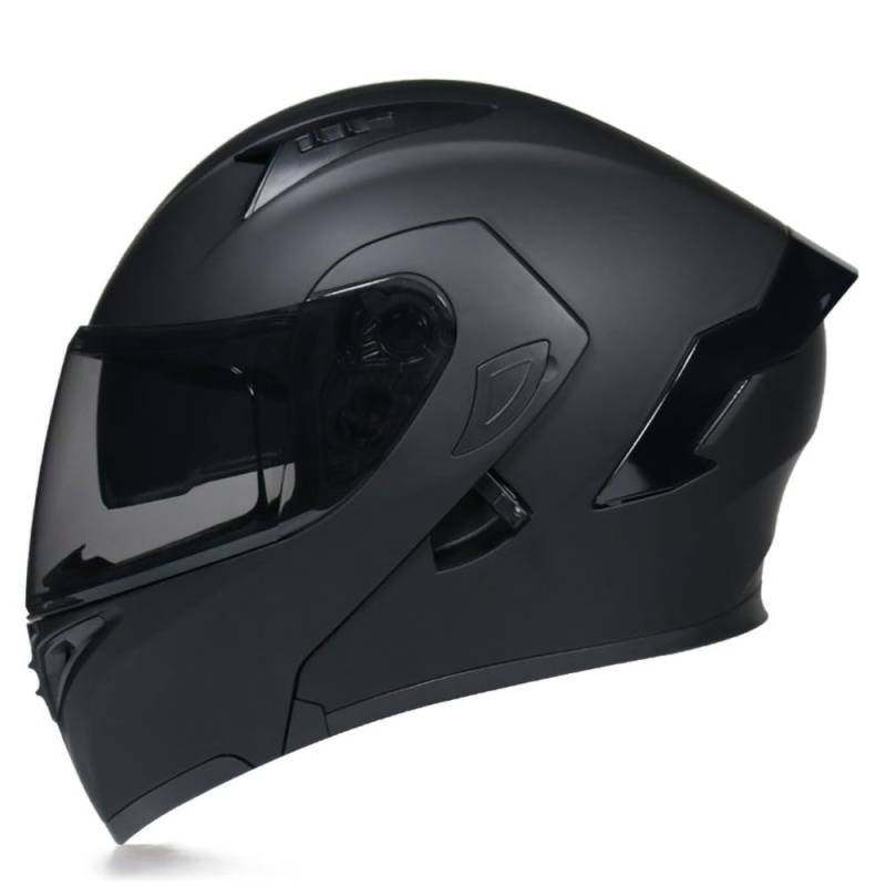 Motorradhelm Klapphelm Integralhelm ECE ZertifiziertVerkehrssicherheit, Robuster Leiser Motorrad Helm, Rollerhelm Sturzhelm mit Doppelvisier Sonnenblende, Damen Herren Erwachsene von XYYYM