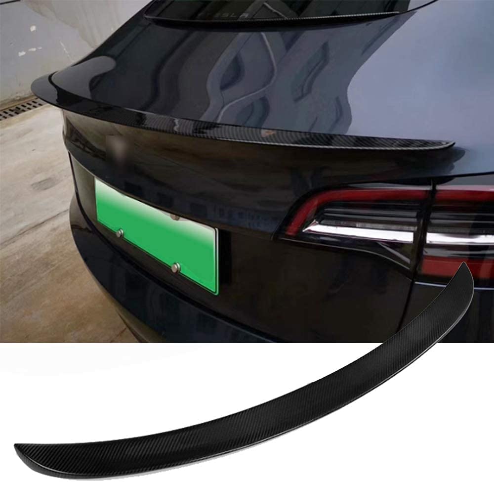 Auto Heckspoiler für Tesla Model 3 2017 2018 2019 2020,ABS Kunststoff Auto Heckstoßstange Lip Diffusor für Fahrzeugstabilität Heckdekoration von XYghzh