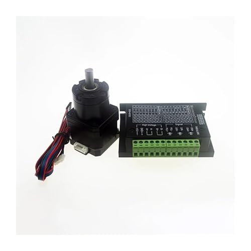 2-phase 4-wire Nema17 1.8° step angle Stepper electronic starter with Driver Ratio 19:1,27:1,50:1 Planetary Gearbox for CNC milling machine XZEGJMEO(Gearbox Ratio 27) von XZEGJMEO