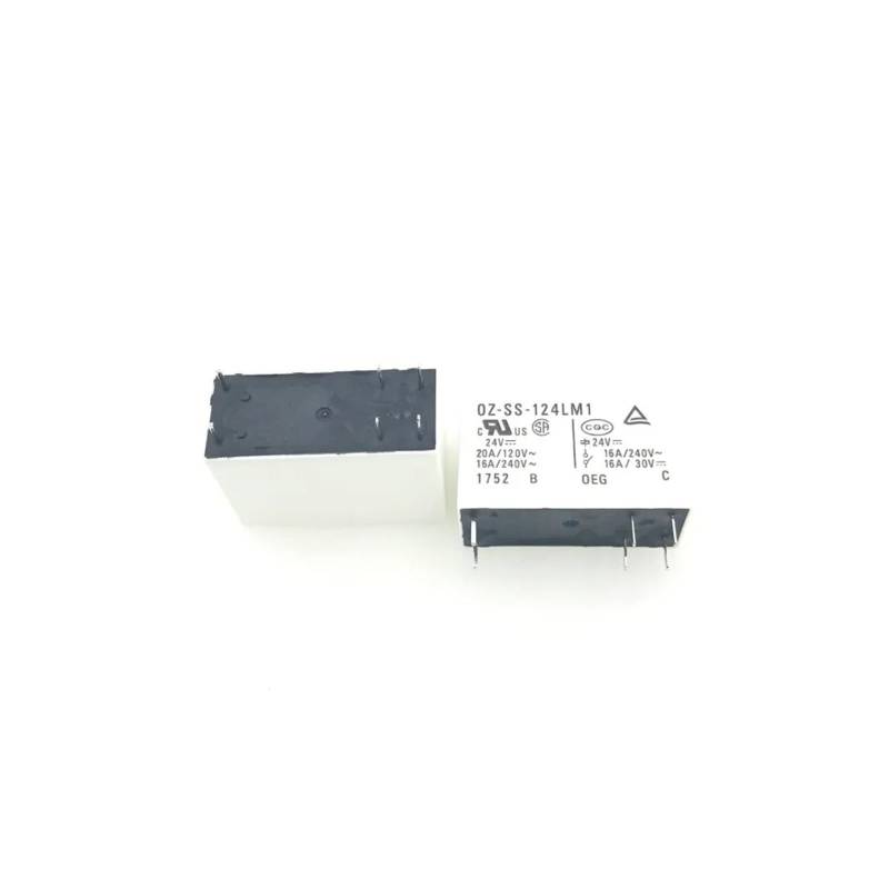 20pcs/lot OZ-SS-112LM1 OZ-SS-124LM1 OZ-SS-105LM1 5V12V 24V relay 12VDC 16A a group of normally open 6 feet XZEGJMEO(24V) von XZEGJMEO