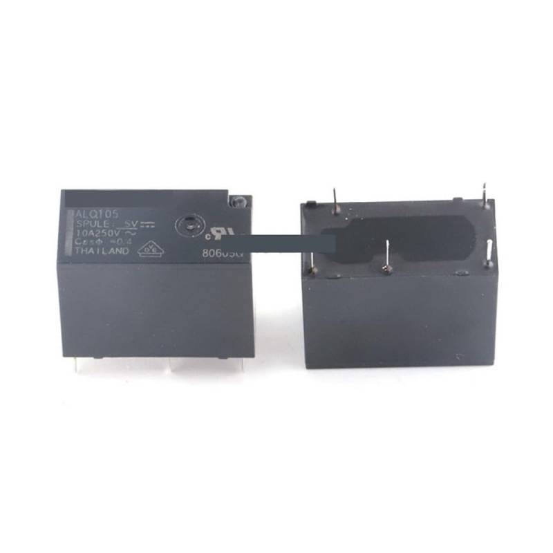 2PCS/Lot Relay ALQ105 ALQ112 ALQ124 JQ1P-5V 12V 24V-F 10A 5PIN XZEGJMEO(ALQ124) von XZEGJMEO