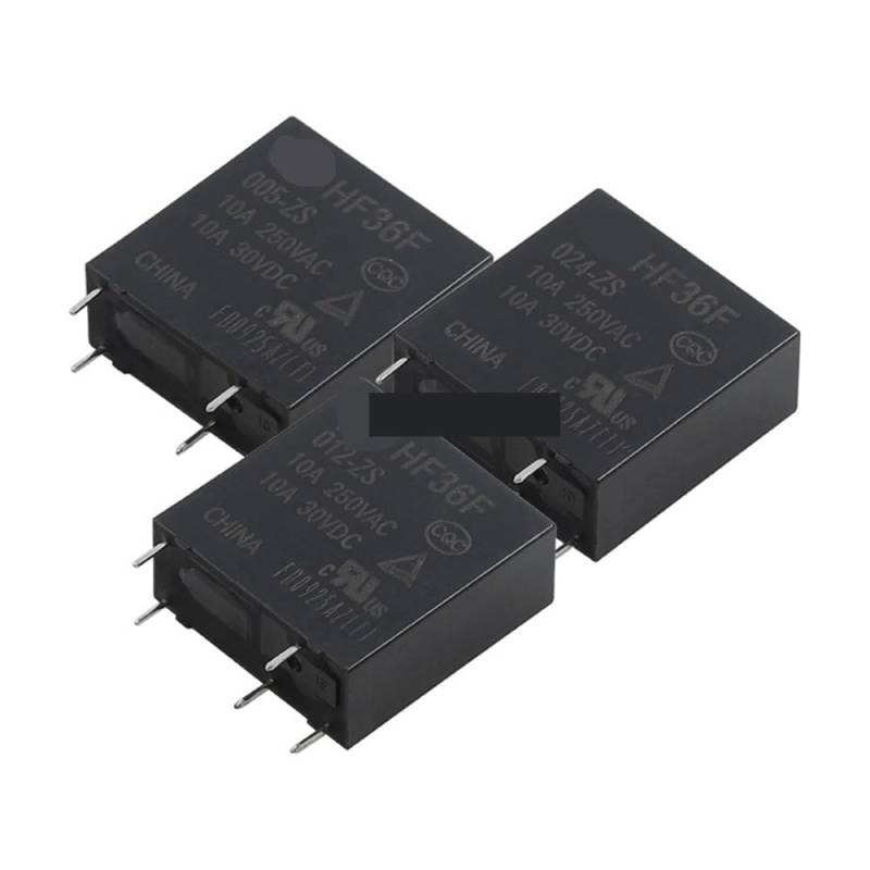 2PCS Miniature Power Relay HF36F-5/12/24-HS-ZS A Group Of Normally Open/A Group Of Conversions XZEGJMEO(HF36F-5-HS) von XZEGJMEO