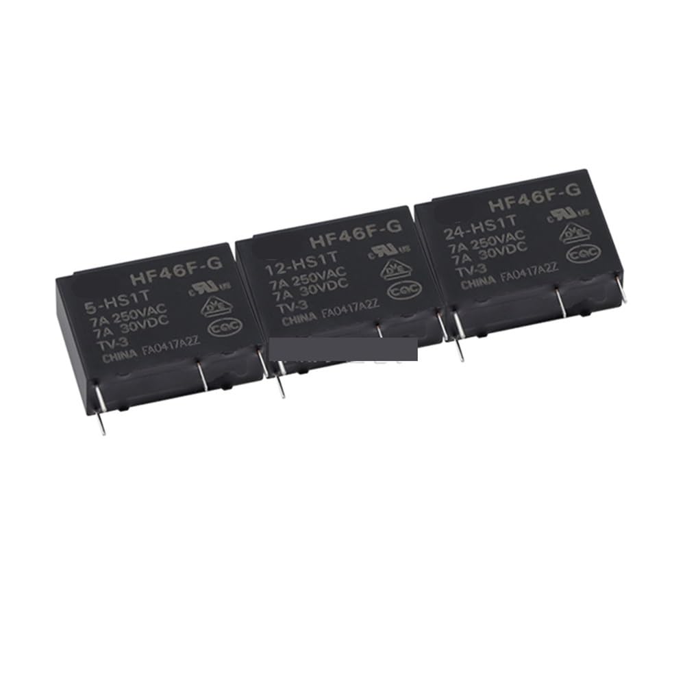 5PCS Relay HF46F-G-005 012 024-HS1 HS1T 7A250VAC 4PIN XZEGJMEO(024-HS1) von XZEGJMEO