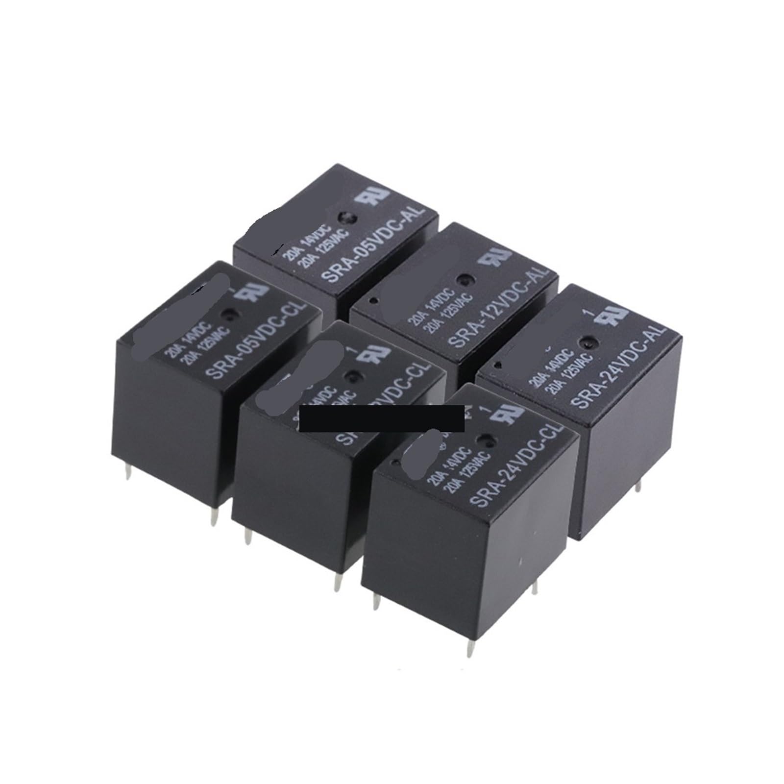 5PCS Relays SRA- 05V 12V 24VDC-AL-CL SRA-12V-CL T74 20A 4PIN 5PIN XZEGJMEO(12V-CL) von XZEGJMEO