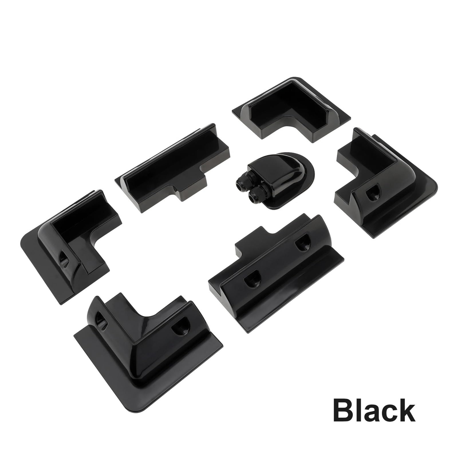 Bracket Mounting Kit Solar Panel Mounting Brackets Kit ABS Corner Support Panel XZEGJMEO(2P) von XZEGJMEO