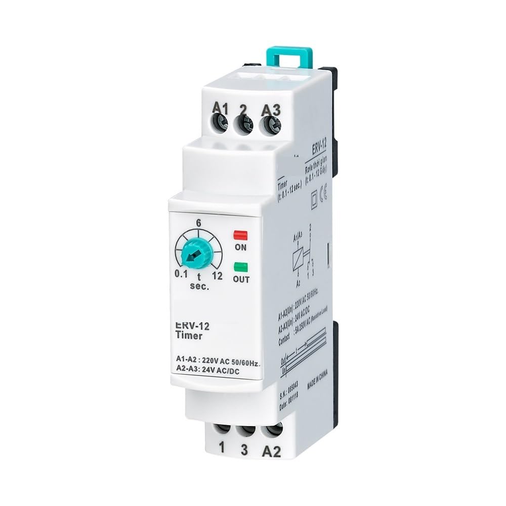 ERV-12 On Delay Time Relay Electronic Adjustable (0.1-12sec.) XZEGJMEO(110VAC 24VDC) von XZEGJMEO