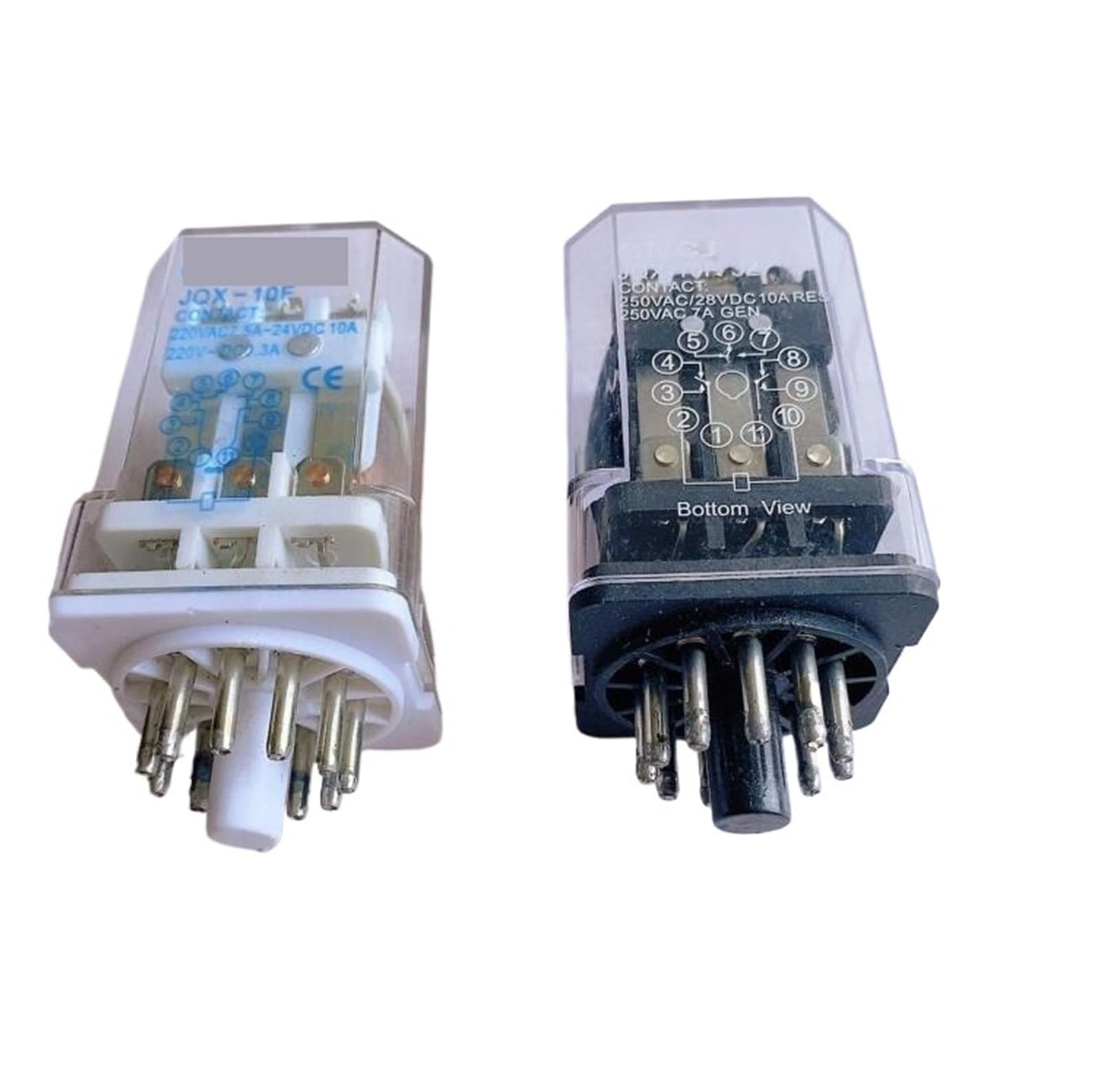 Intermediate relay JQX-10F 2Z/3Z JTX-2C JTX-3C small relay 8PIN DC12V DC24V AC110V AC220V XZEGJMEO(JQX-10F 2Z,DC12V) von XZEGJMEO