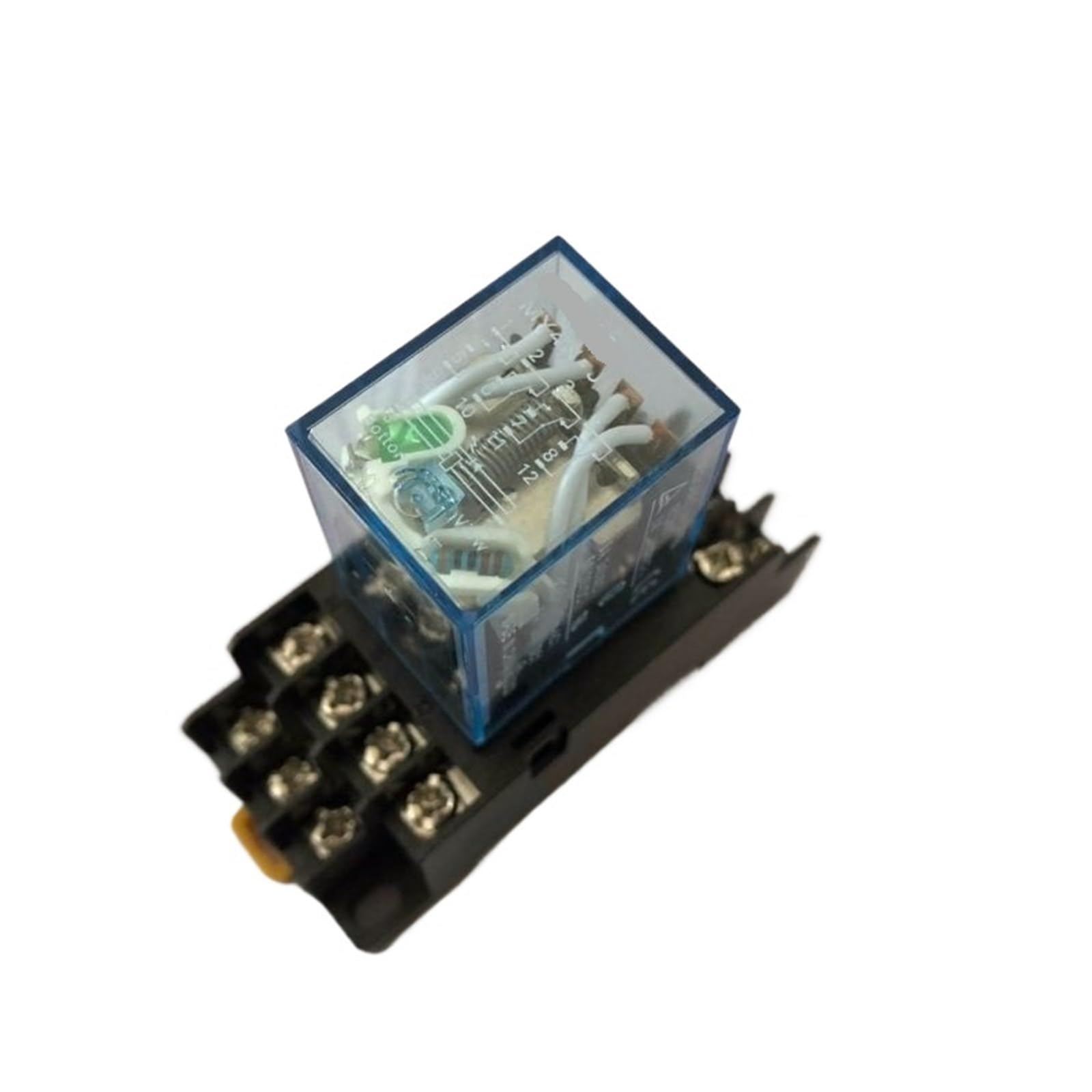 Intermediate relay MY4NJ small electromagnetic relay Power Relay with Base 14Pins DC12V DC24V AC12V AC24V AC110V AC220V AC380V XZEGJMEO(DC12V) von XZEGJMEO