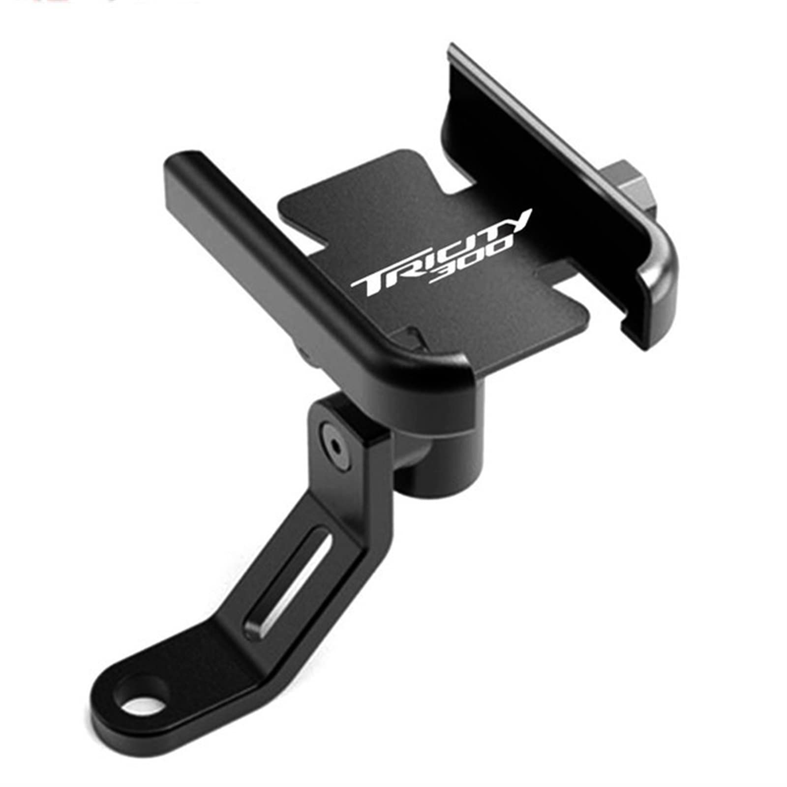 Für Yamaha Tricity 125 Tricity 155 Tricity 300 Lenker Handyhalter GPS Ständer Halterung Motorrad (Farbe : Tricity300 Mirror Type Black) von XZLDSD