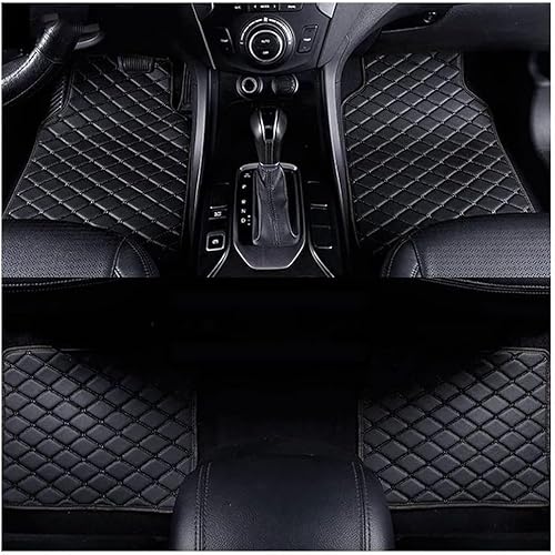 Auto Leder Fussmatten für Lexus RX(6seats) 2020-present,Allwetter Fußmatten Wasserfest rutschfest Strapazierfähigen Automatten,A-Black von XZQSJHP