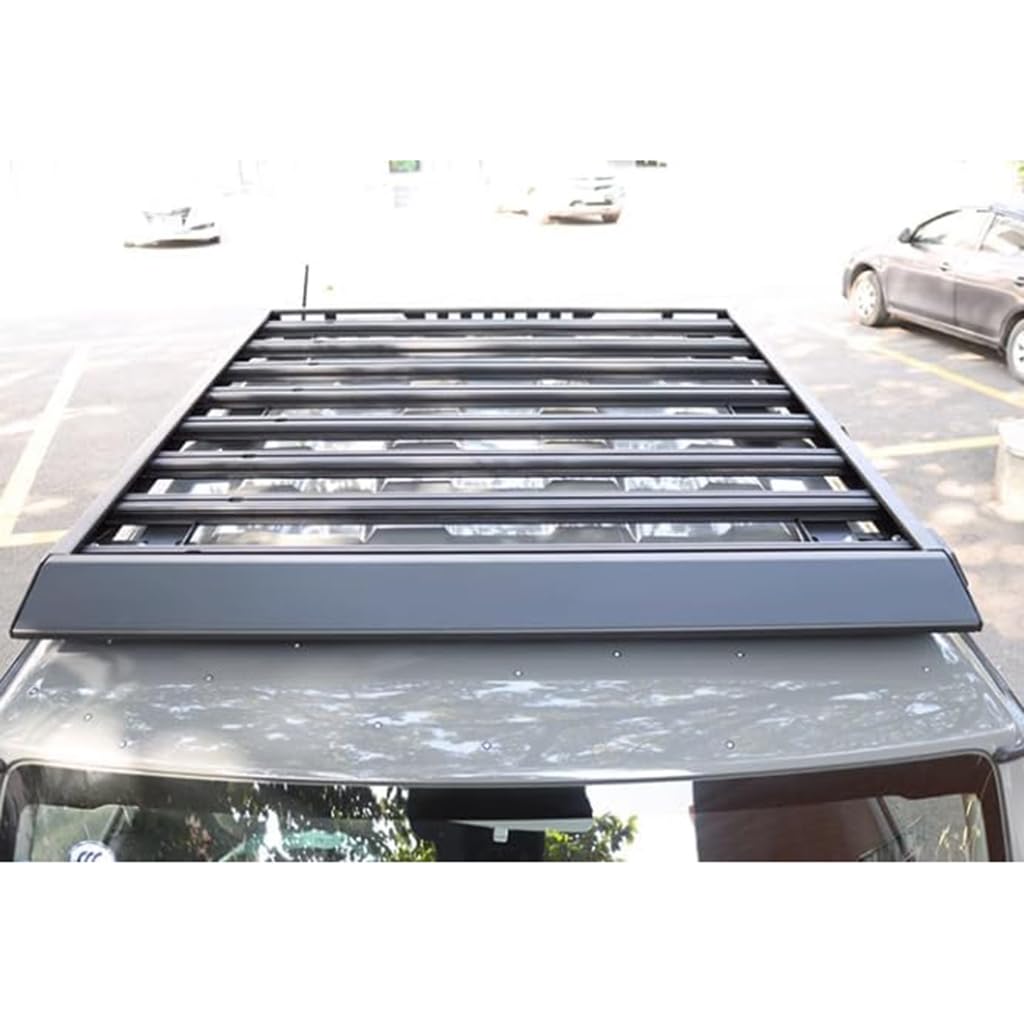 Dachgepäckträger Auto für JIMNY JB74 JB64 2019 2020 2021 2022,Roof Rack Dachträger Geschlossene Reling Aluminium Dachbox von XZQSJHP