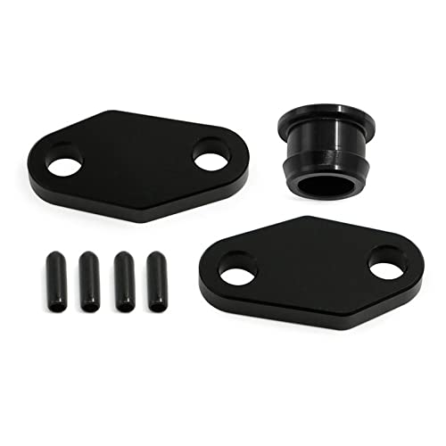 Aluminium-Smog-Block-Off-Platten for Ho.nda XR650L FMX650 GB500 NX650 1993–2018 Smog-Block-Off-Plattenabdeckung XaoYgg (Color : Black) von XaoYgg