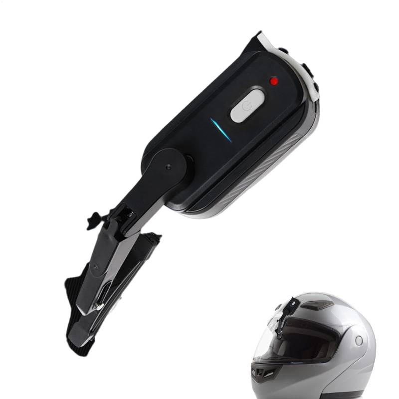 Motorradhelm-Windschutzscheibenwischer, Univer-Sal wiederaufladbarer Motorradhelm-Wischer, USB-Motorradhelm-Windschutzscheibenwischer, wasserdichter Regenwischer für Motorradhelm, kompatibel mit den von Xasbseulk