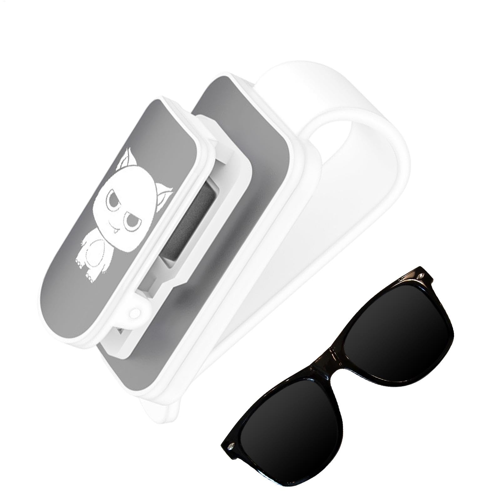 Xasbseulk Auto Sonnenbrille Clip - Multifunktionaler Brillenclip für Auto Visier | Brillenclip für Auto Geschenk für Männer Frauen Familie Freunde Kollegen von Xasbseulk